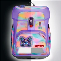 Školská aktovka Step by Step CLOUD FLASH, Butterfly Luna - 5-dielny set, AGR certifikát