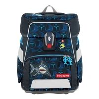 Školská aktovka Step by Step SPACE SHINE, Shark Dexter - 5-dielny set, AGR certifikát