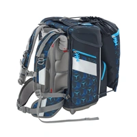 Školská aktovka Step by Step SPACE SHINE, Shark Dexter - 5-dielny set, AGR certifikát