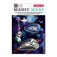 Doplnkový set obrázkov MAGIC MAGS, Starship Galactus, pre aktovky a ruksaky Step by Step