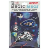 Doplnkový set obrázkov MAGIC MAGS, Starship Galactus, pre aktovky a ruksaky Step by Step