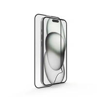 Hama Super Hybrid, nerozbitné ochranné sklo na displej pre Apple iPhone 15, licencia D3O