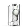 Hama Super Hybrid, nerozbitné ochranné sklo na displej pre Apple iPhone 15, licencia D3O