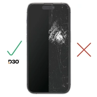 Hama Super Hybrid, nerozbitné ochranné sklo na displej pre Apple iPhone 15 Pro, licencia D3O