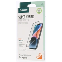 Hama Super Hybrid, ochranné sklo na displej pre Apple iPhone 13/13 Pro/14/16e, licencia D3O