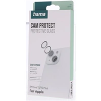 Hama Cam Protect, ochrana fotoaparátu pre iPhone 15/15 Plus, 2 individuálne sklá pre každú šošovku