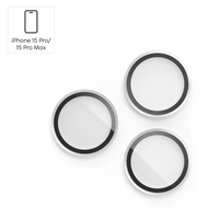 Hama Cam Protect, ochrana fotoaparátu pre Apple iPhone 15 Pro/15 Pro Max, 3 individuálne sklá