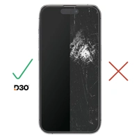 Hama Super Hybrid, ochranné sklo na displej pre Apple iPhone 16 Pro, licencia D3O®