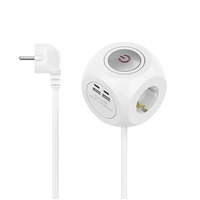 Hama predlžovací prívod kocka, 3x zásuvka schuko, 2x USB-C, 2x USB-A, 1,4 m 