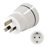 Hama cestovný zásuvkový adaptér do íny/Austrálie, 3-pól., LED
