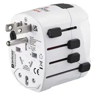 Hama cestovný zásuvkový adaptér World Travel Pro, 3-pól.