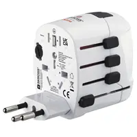 Hama cestovný zásuvkový adaptér World Travel Pro, 3-pól.
