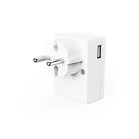 Hama nočné/orientačné LED svetlo, do zásuvky, 1x USB-A, 1x USB-C, súmrakový senzor