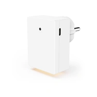 Hama nočné/orientačné LED svetlo, do zásuvky, 1x USB-A, 1x USB-C, súmrakový senzor