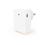 Hama nočné/orientačné LED svetlo, do zásuvky, 1x USB-A, 1x USB-C, súmrakový senzor