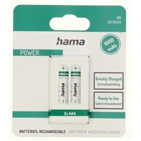 Hama NiMH akumulátor AAA Micro 1000 mAh, Ready for Use, 2 ks