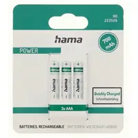 Hama NiMH akumulátor AAA Micro 700 mAh, 3 ks