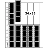 Hama obal na negatívy, 10 pásov na 4 obrázky 24x36 mm, pergamen matný, 250x315 mm, 25 ks