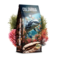Blue Orca Fusion Colombia Fazenda Laguna,  zrnková káva, 1 kg, Arabica/Robusta (75/25 %)