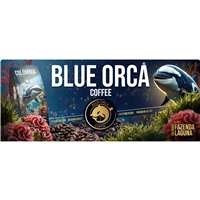 Blue Orca Fusion Colombia Fazenda Laguna,  zrnková káva, 1 kg, Arabica/Robusta (75/25 %)