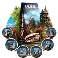 Blue Orca Fusion Brasilia Fazenda Grande, zrnková káva, 1 kg, Arabica/Robusta (75/25 %)