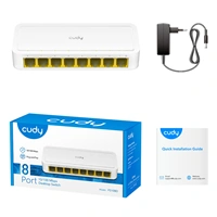 Cudy switch 8portový 10/100 Mbps (FS108D)