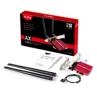 Cudy AX5400 Wi-Fi 6E PCI-Express sieťová karta, Tri-Band, ext. anténa (WE3000S)