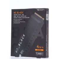 WD_BLACK SN850X NVMe SSD Gaming Storage with Heatsink 4 TB