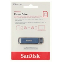 SanDisk iXpand Phone Drive USB Type-C Metallic Sky 64 GB