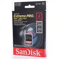 SanDisk Extreme PRO SDXC 2 TB Up to 250 MB/s & 150 MB/s, UHS-I Card