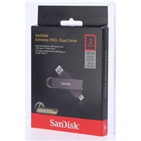 Sandisk Extreme pro Dual Drive 2 TB, Metal Dual Drive,1000/900 MB/s, USB TypeC + T