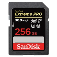 SanDisk Extreme PRO, 256 GB SD UHS-II (V90)