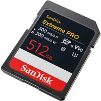 SanDisk Extreme PRO, 512 GB SD UHS-II (V90)