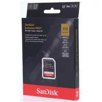 SanDisk Extreme PRO, 512 GB SD UHS-II (V90)