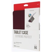 Hama Extreme Protect, puzdro pre Apple iPad 11" (25/24)/10,9" (22/20), D3O®, bordové/priehľadné
