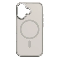 White Diamonds Hybrid Case, kryt pre Apple iPhone 16 magnetický, matný, polopriehľadný pieskový