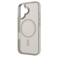 White Diamonds Hybrid Case, kryt pre Apple iPhone 16 magnetický, matný, polopriehľadný pieskový