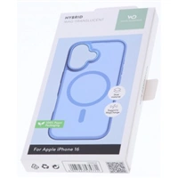 White Diamonds Hybrid Case, kryt pre Apple iPhone 16 magnetický, matný, polopriehľadný modrý