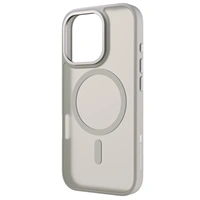 White Diamonds Hybrid Case, kryt pre Apple iPhone 16 Pro, magnetický, matný, polopriehľadný pieskový