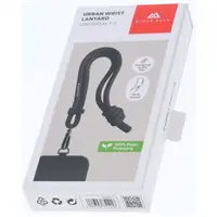 Black Rock Universal Wrist Band Lanyard, šnúrka/ pútko na mobil, s karabínkou, 25 cm, čierna