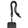 Black Rock Universal Wrist Band Lanyard, šnúrka/ pútko na mobil, s karabínkou, 25 cm, čierna