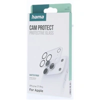 Hama Cam Protect, ochranné sklo fotoaparátu pre Apple iPhone 17 Pro, priehľadné