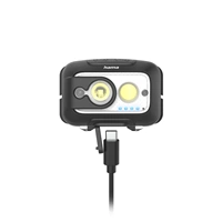 Hama HL500-C, LED čelovka, nabíjateľná, svietivosť 500 lm, dosvit 110 m, IP44
