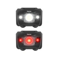Hama HL200, LED čelovka, svietivosť 200 lm, dosvit 55 m, IP44, batérie