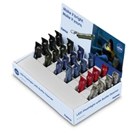 Hama FL4, LED baterka s otváračom na fľaše, karabínka, batérie, 24 ks v displeji  (cena za 1 ks)