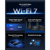 Cudy BE6500 Wi-Fi 7 Mesh 2.5G router (WR6500H)