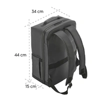 Hama Traveller, ruksak na notebook do 16,2" (41 cm), priestor na oblečenie, antracitový