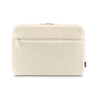 Hama Cozy, obal na notebook, 14,1-15,6" (36-40 cm), huňatý, predné vrecko, béžový
