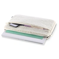 Hama Cozy, obal na notebook, 14,1-15,6" (36-40 cm), huňatý, predné vrecko, béžový