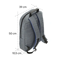 Hama Genua, ruksak na notebook, do 44 cm (17,3"), šedý